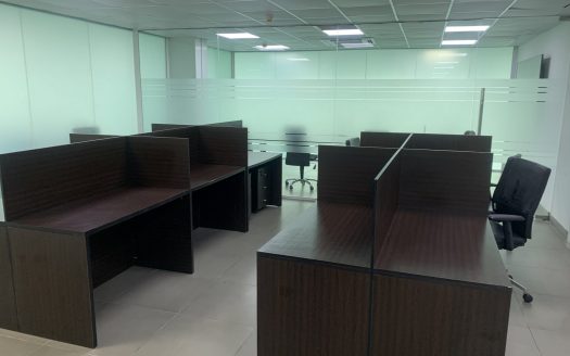 office space for rent with a massive view of the city