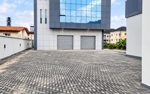 Commercial Property | Rent in Lagos Modern Glass Office Courtyard