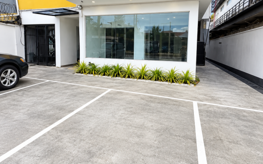Modern Yellow and White Urban Building